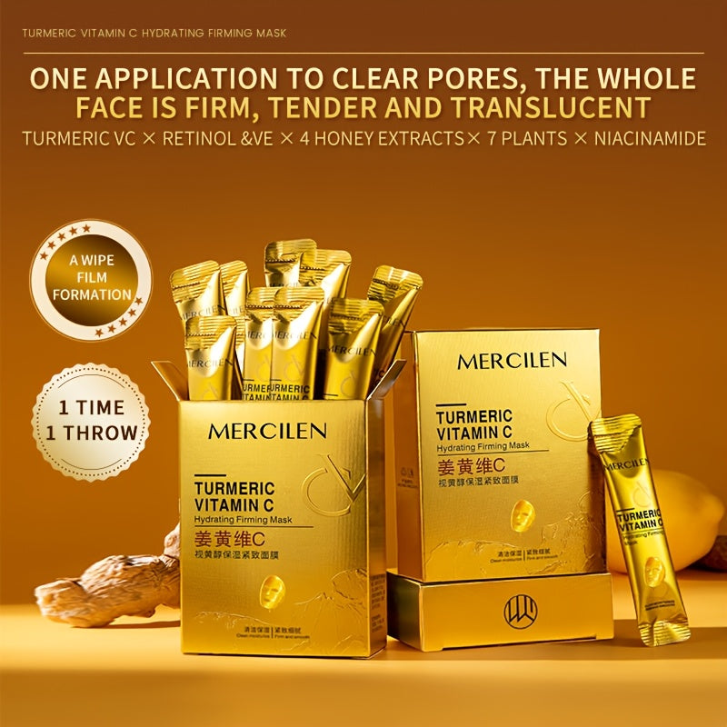 10 Pack Turmeric Mask