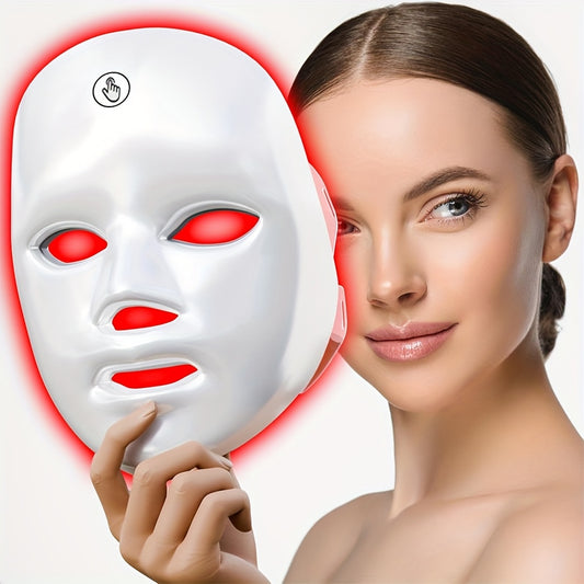 Touch-Activated LED 7-Color Light Facial Mask