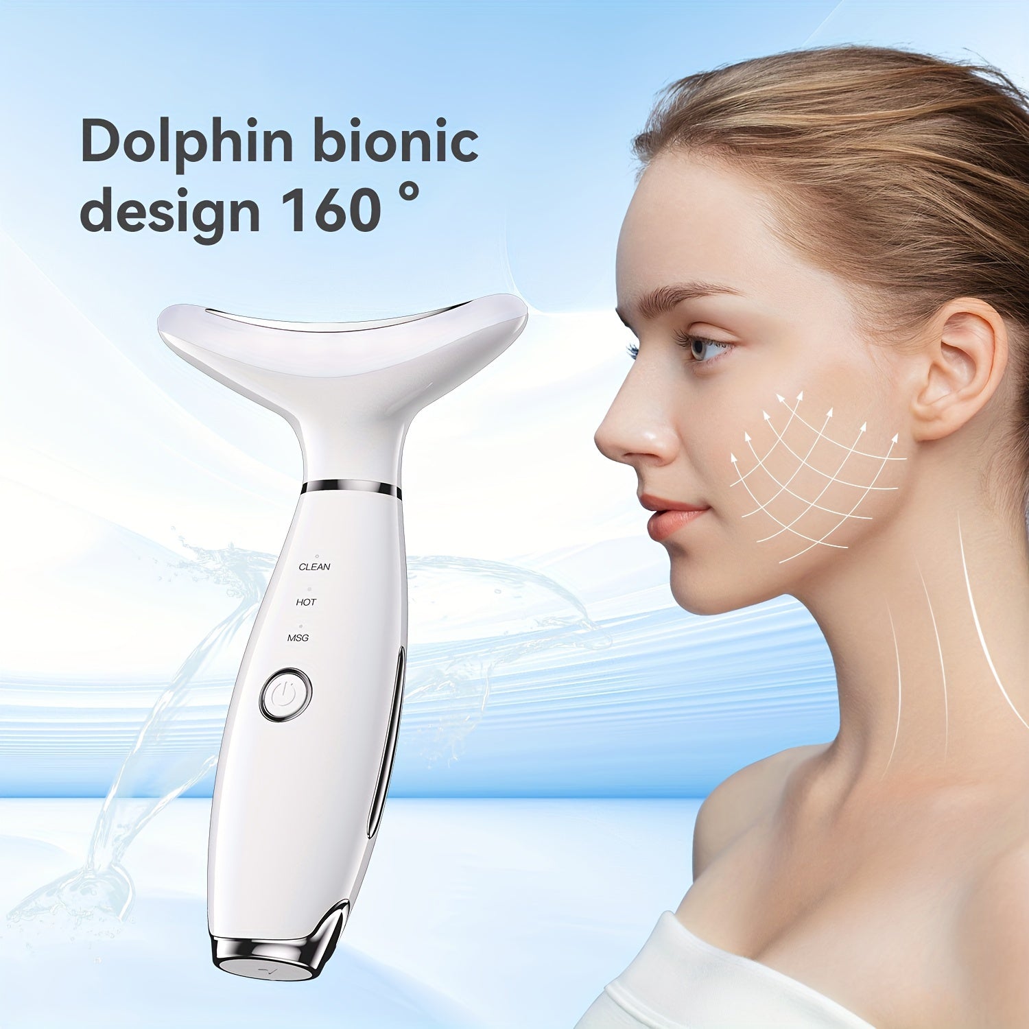 Rechargeable Massager Rechargeable 3-in-1 Face & Neck Skin Care Massager