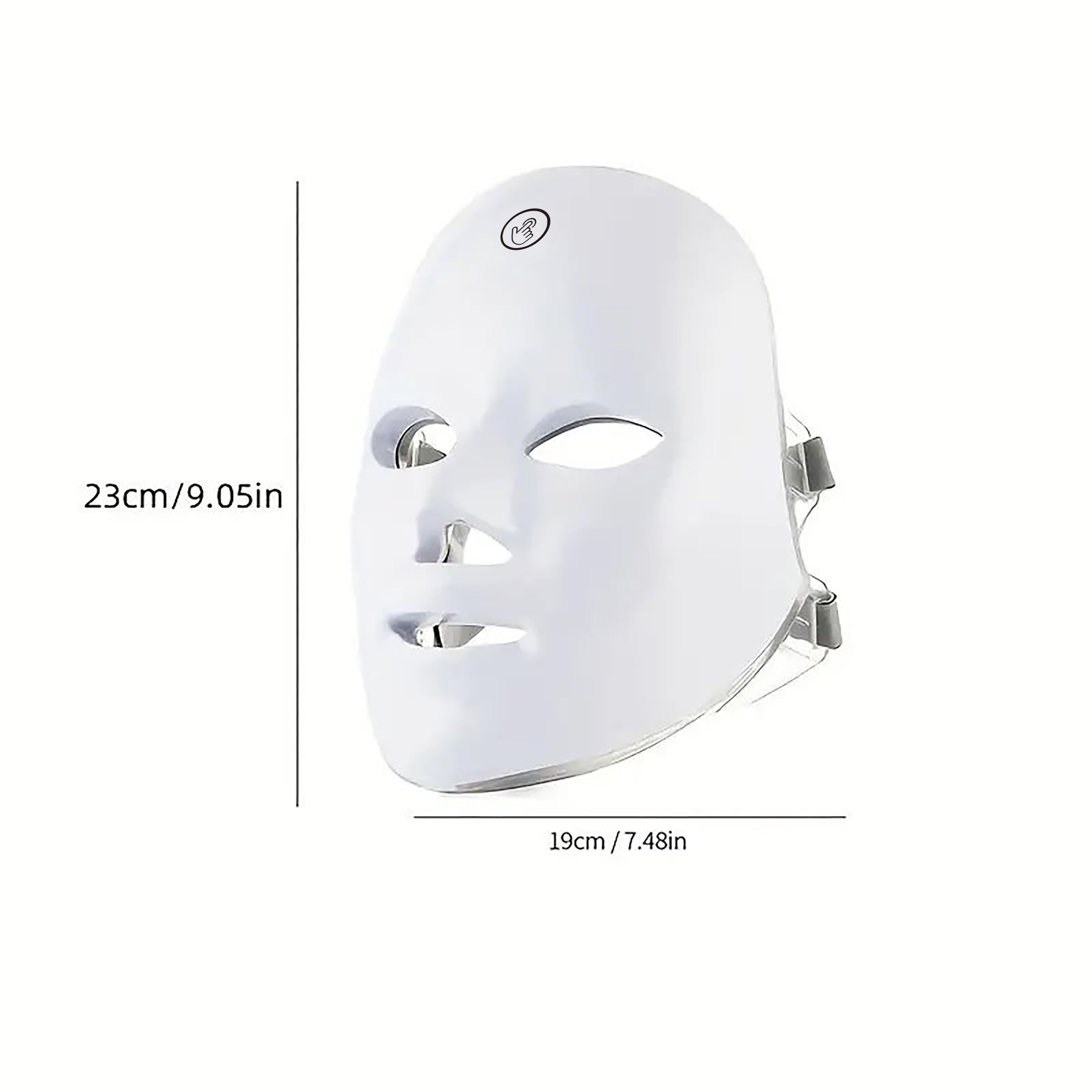 Touch-Activated LED 7-Color Light Facial Mask